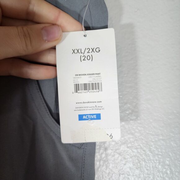 Danskin Now Grey Joggers Loose Fit Women's Size XXL - Picture 9 of 12
